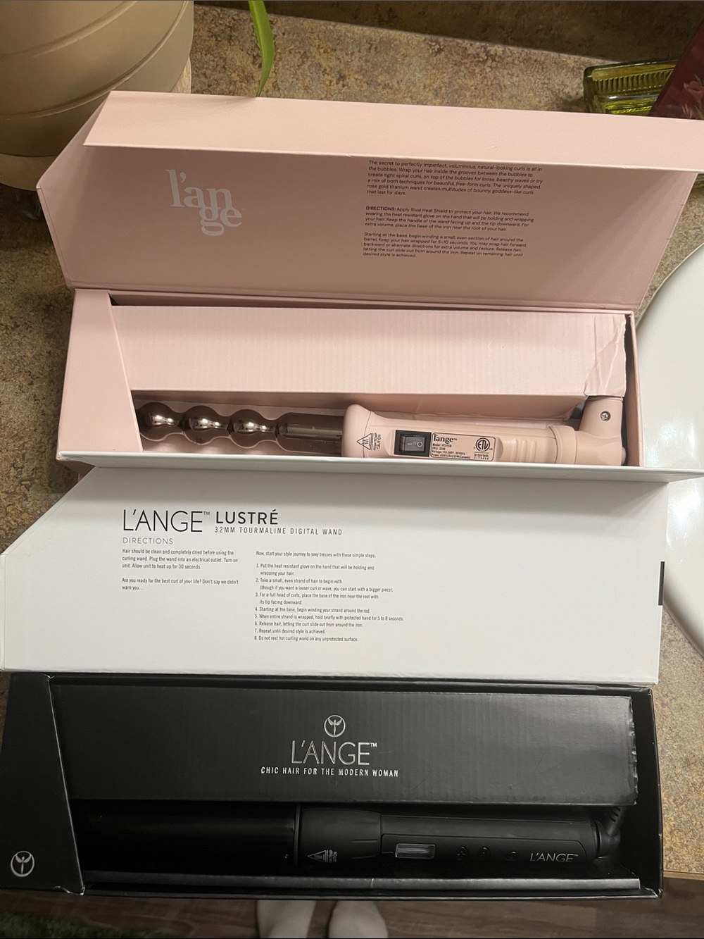Lange curling irons